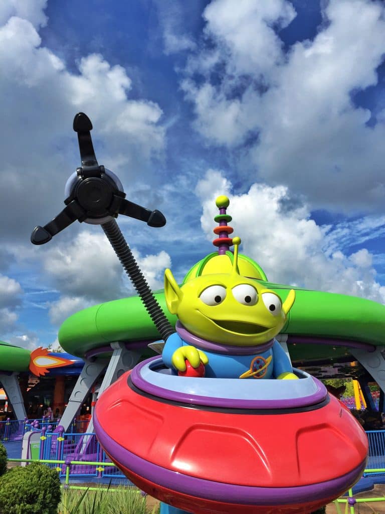 Alien Swirling Saucers in Walt Disney Worldâ€™s Toy Story Land