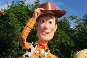Cowboy Woody in Walt Disney World’s Toy Story Land