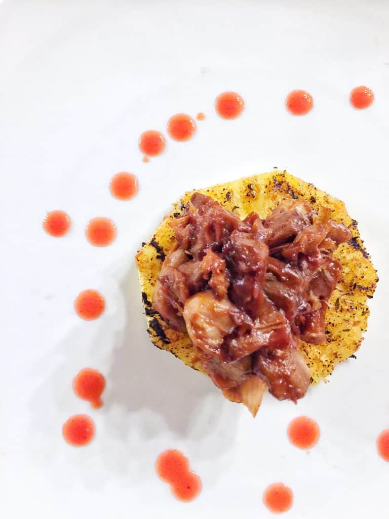 An Epic Vegan Food Review: Trail’s End Restaurant Dinner at Disney’s Fort Wilderness Resort and Campground with Chef TJ - BBQ Jackfruit