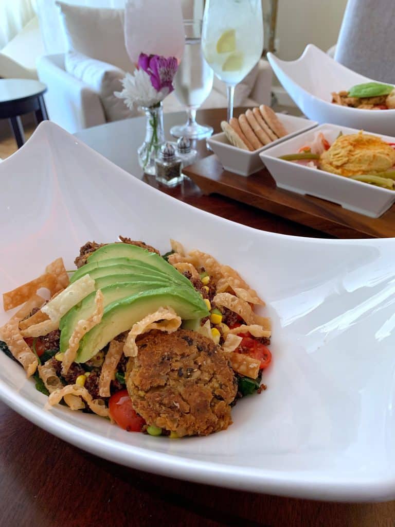 Vegan Disney Food Review: Lunch in the Waldorf Astoria Orlando Spa