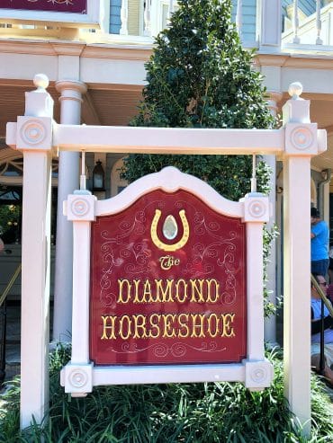 Vegan Disney Food Review: Lunch at The Diamond Horseshoe in Magic Kingdom