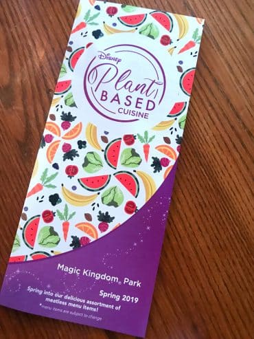 Disney Releases Official Plant Based Vegan Disney Food Guide Map