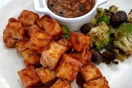 Vegan in Disneyland - River Belle Terrace Fantasmic Dining Package - BBQ Tofu
