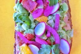 Vegan at Walt Disney World - Avocado Toast at Centertown Market in Disney’s Caribbean Beach Resort