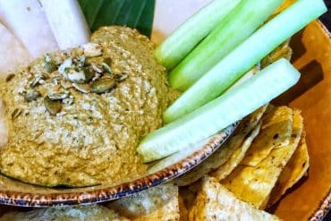 Vegan at Walt Disney World - Toasted Pumpkin Seed Hummus from Frontera Cocina in Disney Springs