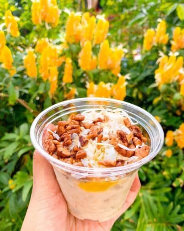 Vegan at Disneyland - Dole Whip Overnight Oats from Tropical Imports