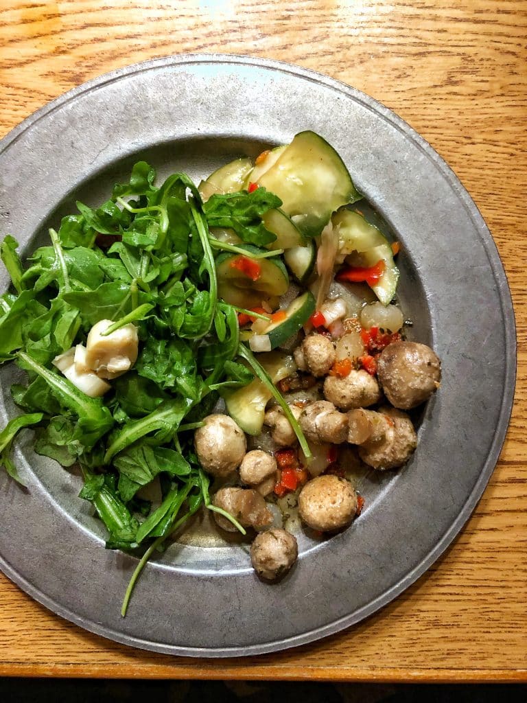 Vegan at Trails End at Disney’s Ft Wilderness Resort and Campground {Without Chef TJ} - Salad Plate