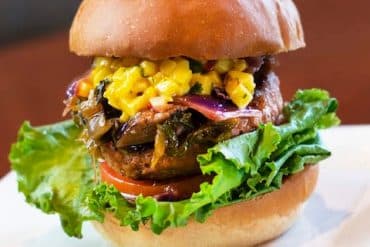 Vegan at Walt Disney World - Disney Springs D-Luxe Vegan Burger