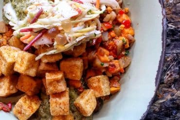 Vegan at Walt Disney World - Chili Spiced Tofu Bowl at Satu’li Canteen In Pandora at Animal Kingdom