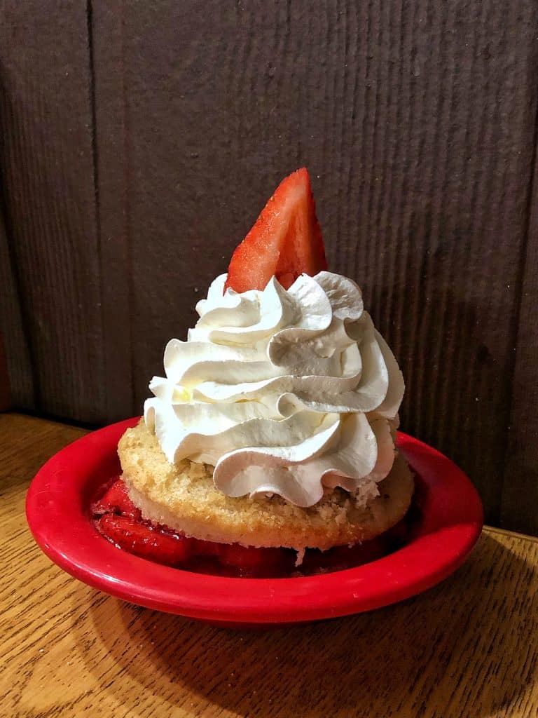 Vegan at Trails End at Disney’s Ft Wilderness Resort and Campground {Without Chef TJ} - Strawberry Shortcake 