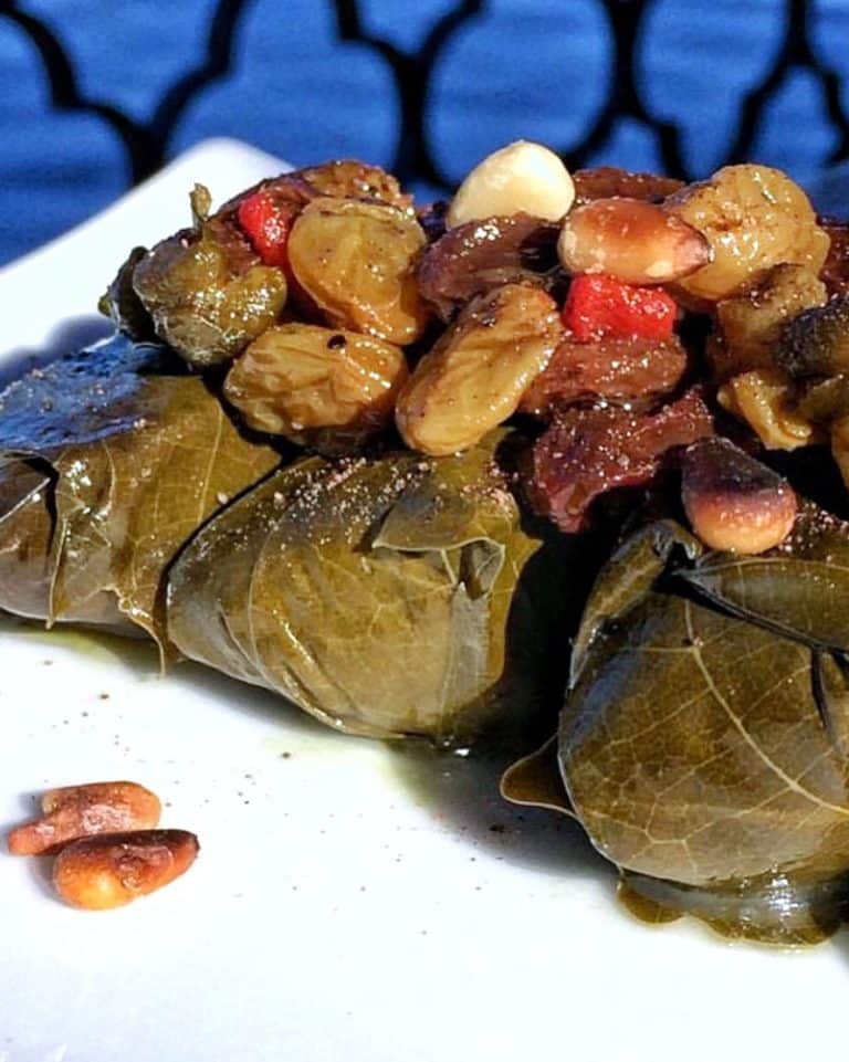 Vegan at Walt Disney World - Epcot’s Spice Road Table Rice Stuffed Grape Leaves