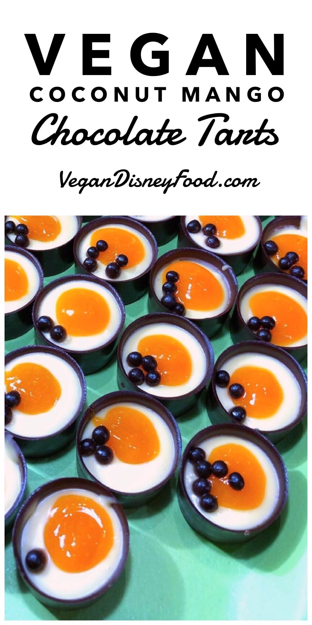 Vegan Coconut Mango Chocolate Tarts at Boma in Disney’s Animal Kingdom Lodge