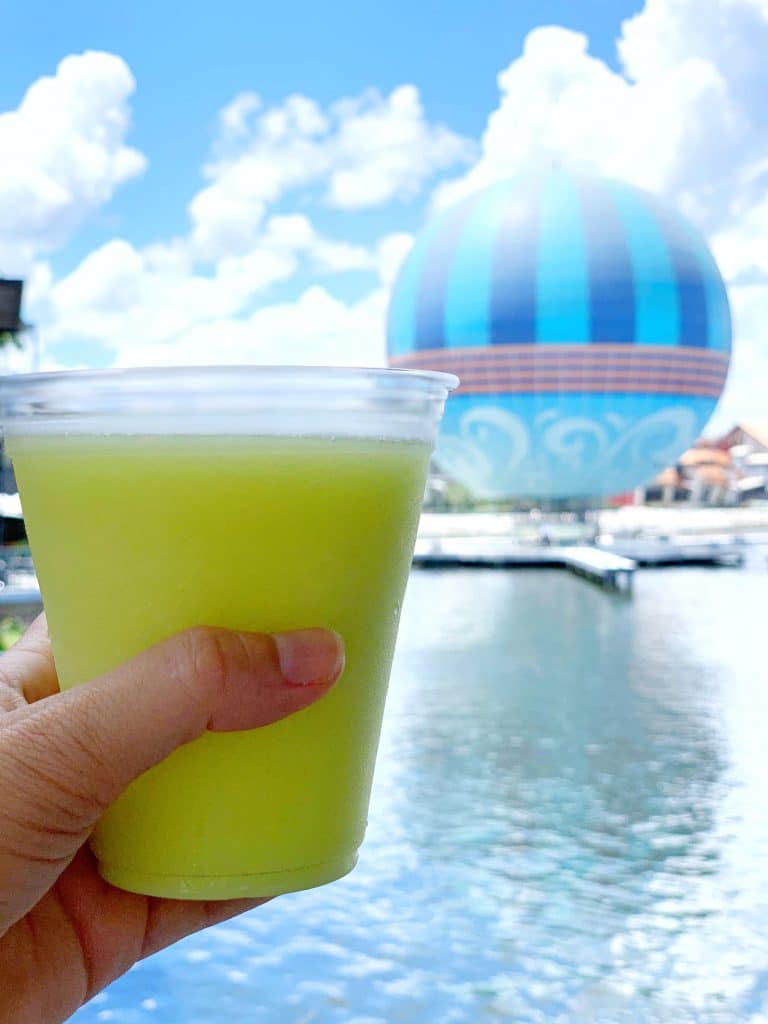 Vegan Lime Dole Whip Friezling at Wine Bar George in Disney Springs