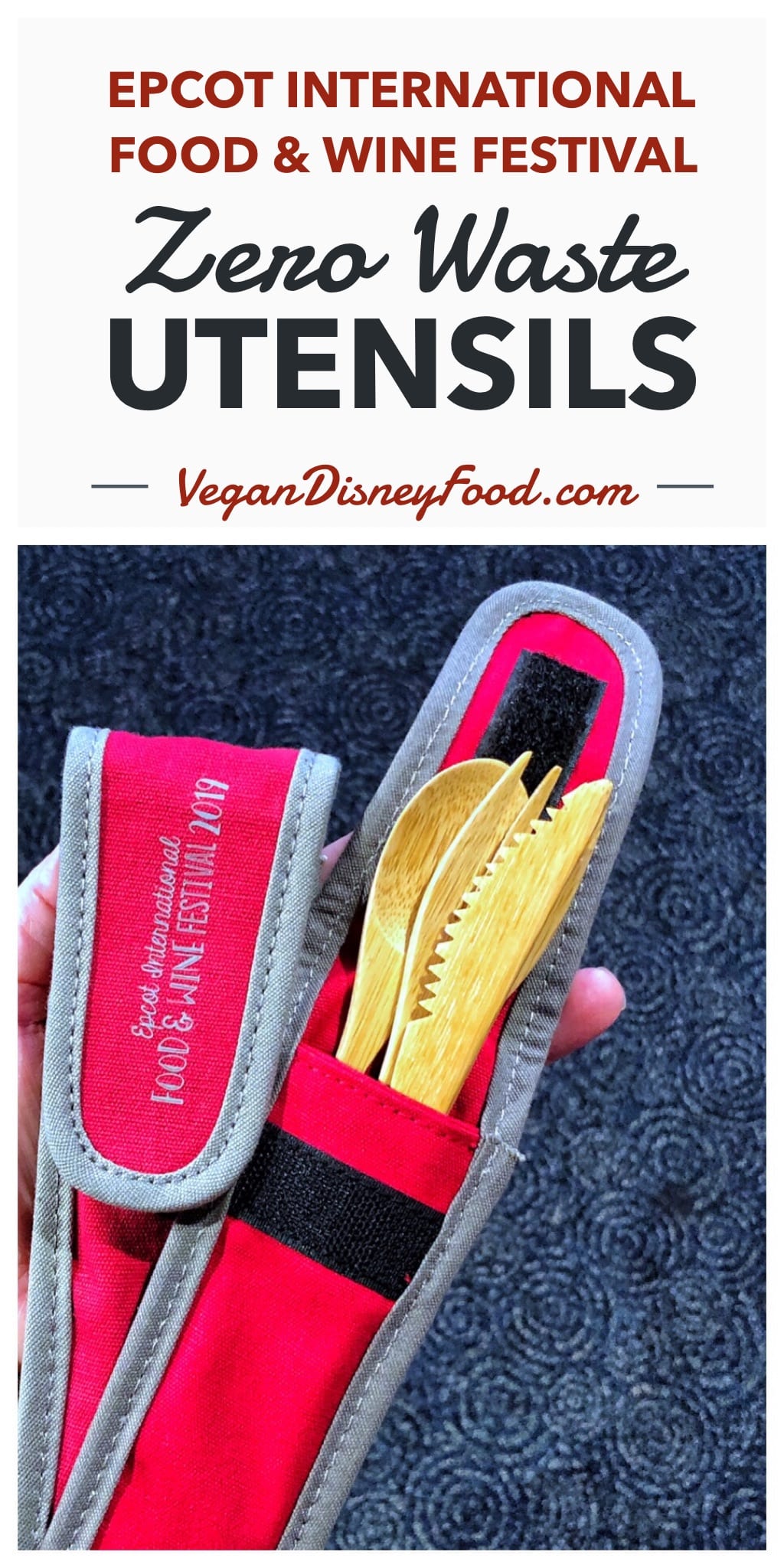 Epcot International Food & Wine Festival Zero Waste Reusable Utensils