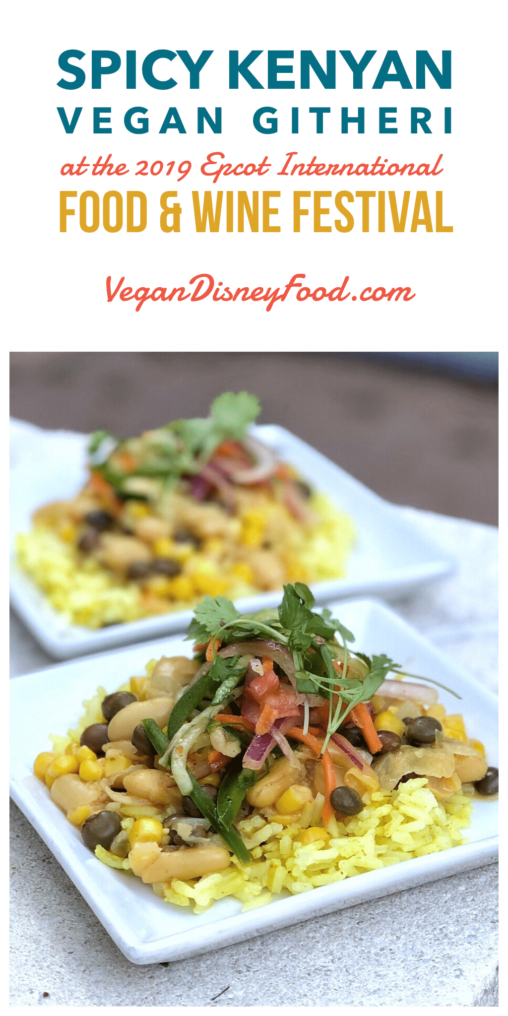 Vegan Options at the 2019 Epcot International Food and Wine Festival - Spicy Kenyan Vegan Githeri