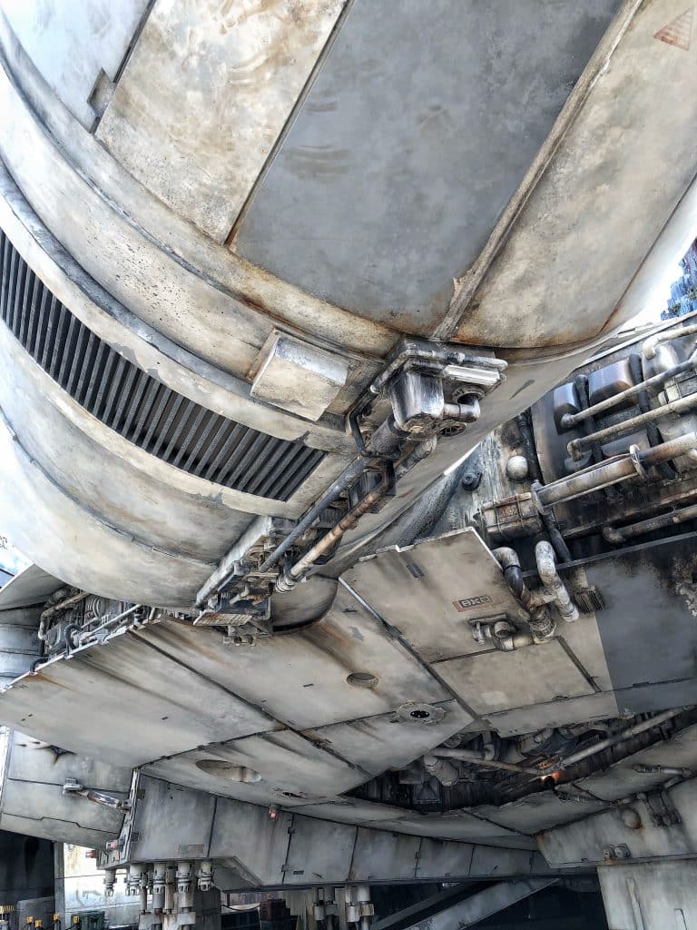 Hidden Mini Millennium Falcon on the Millennium Falcon in Star Wars Galaxy’s Edge