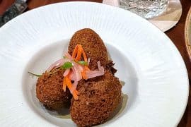 Vegan at Walt Disney World - Spiced Chickpea Falafel at Tiffins in Animal Kingdom