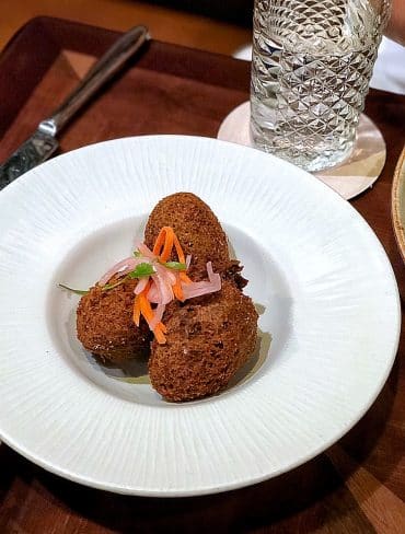 Vegan at Walt Disney World - Spiced Chickpea Falafel at Tiffins in Animal Kingdom