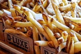 Vegan at Walt Disney World - Fresh Cut French Fries at D-Luxe Burger in Disney Springs