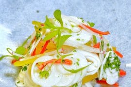 Vegan Hearts of Palm Ceviche at the Swan and Dolphin Food and Wine Classic at Walt Disney World