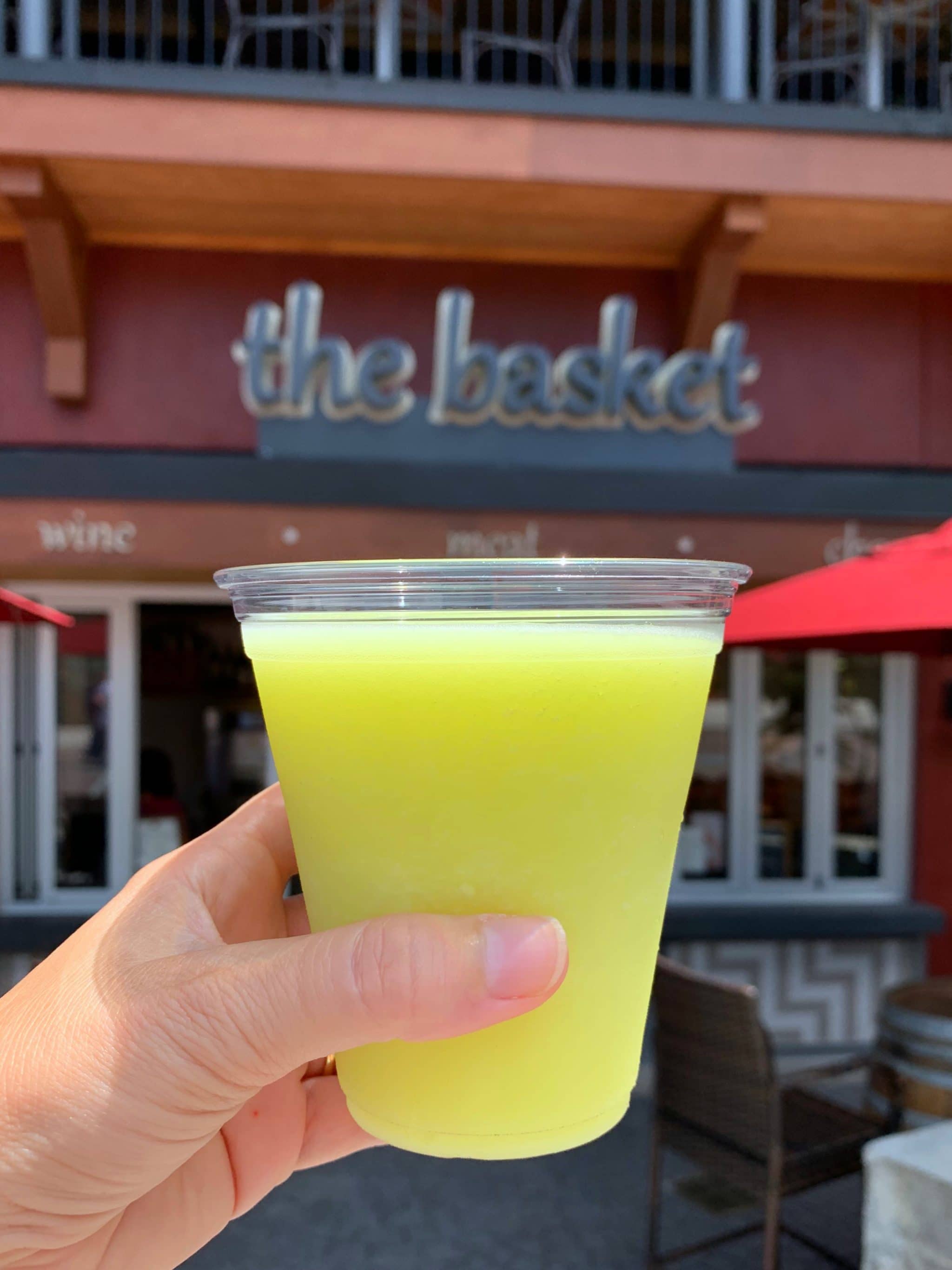 Vegan Lime Dole Whip Friezling at Wine Bar George in Disney Springs at Walt Disney World