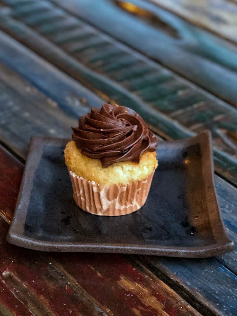 What’s Vegan at Circle of Flavors: Harambe at Night in Animal Kingdom at Walt Disney World? - Chocolate Banana Cupcake