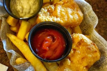 Vegan Walt Disney World - Fish and Chips at Rose & Crown Pub in Epcot