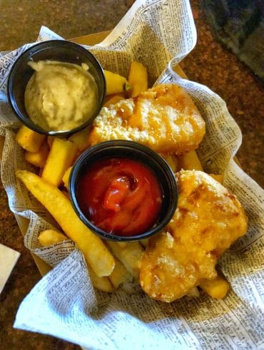 Vegan Walt Disney World - Fish and Chips at Rose & Crown Pub in Epcot