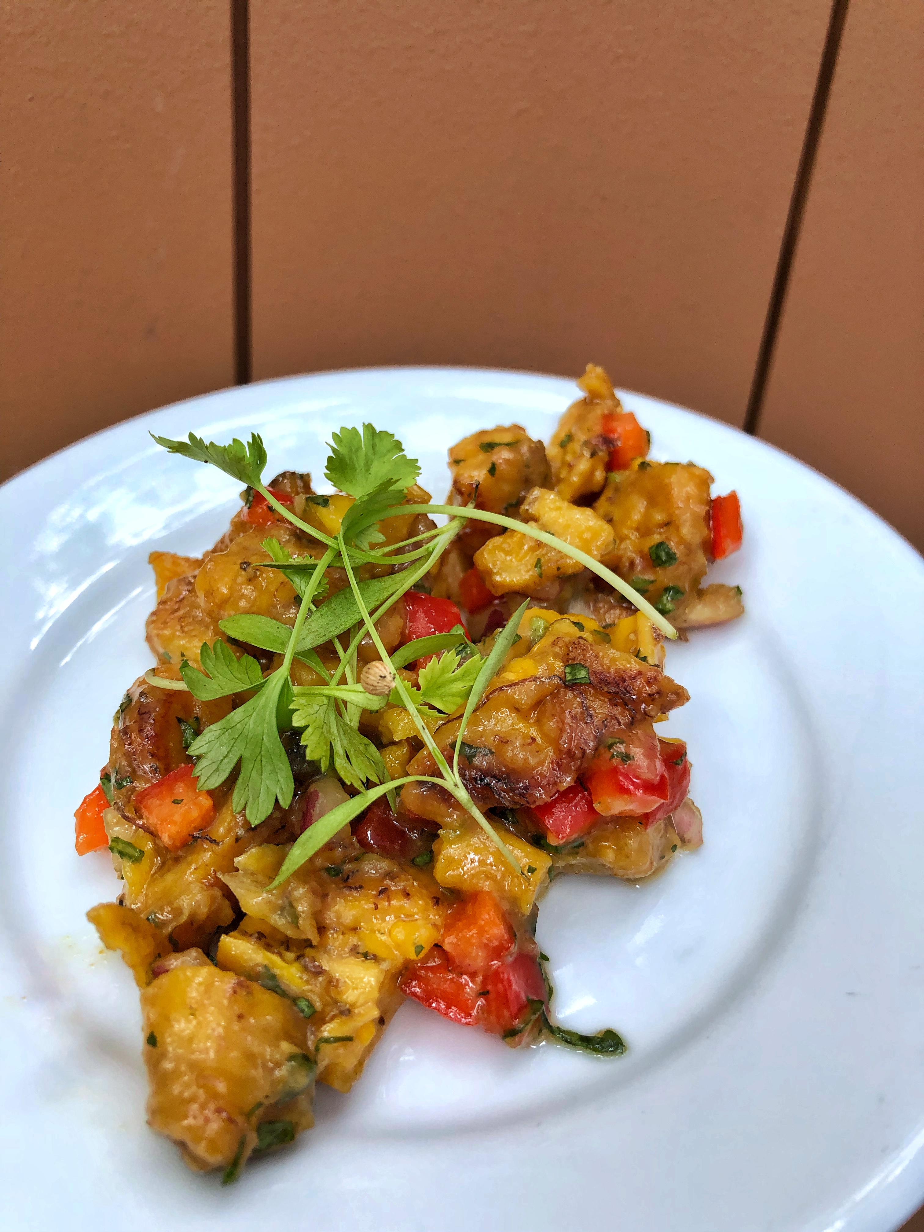 Vegan Options at the Epcot International Food and Wine Festival - Modified Plantain Salad