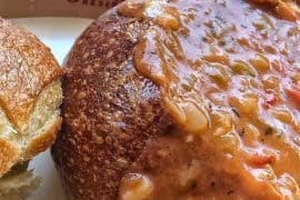 Vegan in Disneyland - Vegetable Gumbo in a Bread Bowl at Royal Street Veranda
