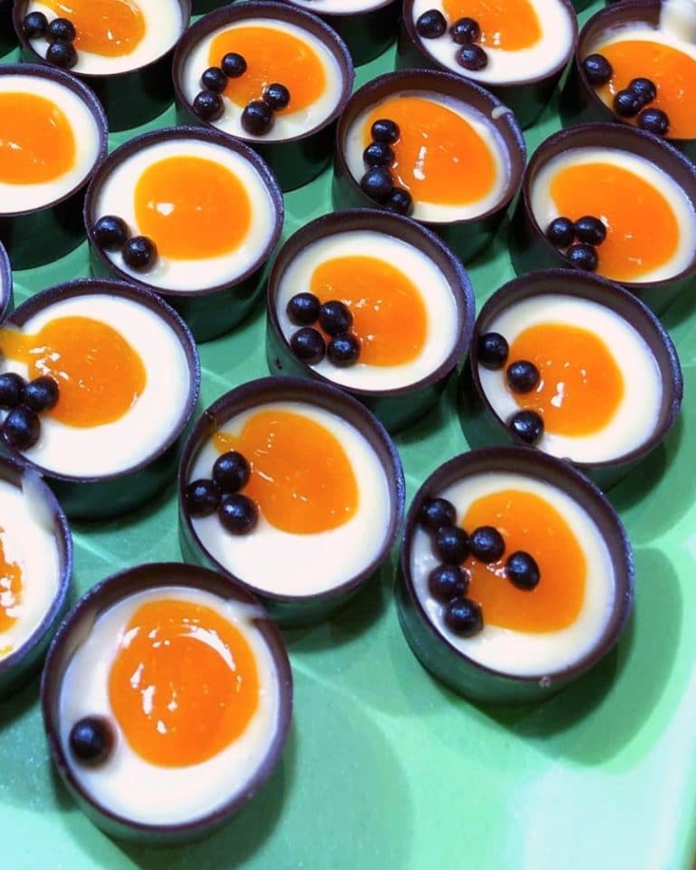 Vegan Coconut Mango Chocolate Tarts at Boma in Disney’s Animal Kingdom Lodge