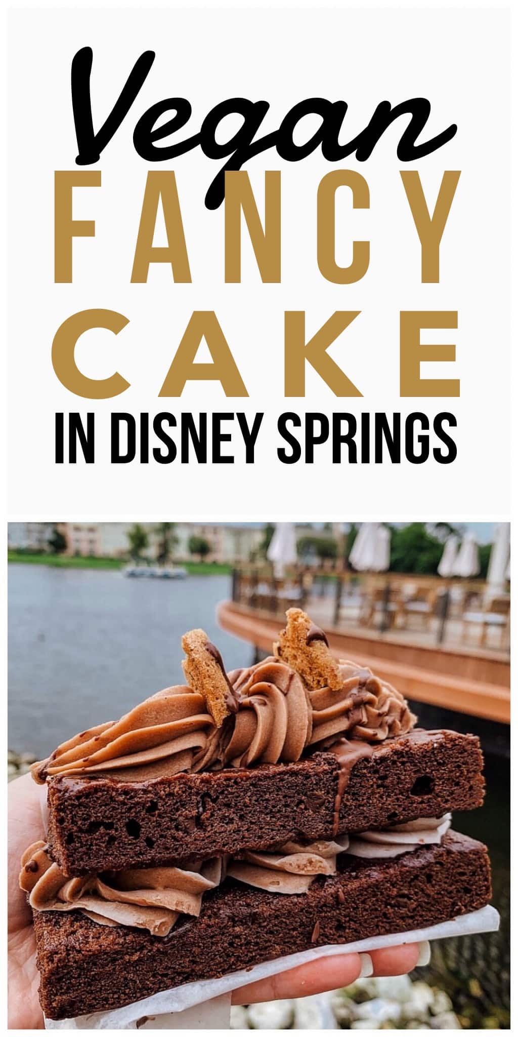 Vegan Chocolate Fancy Cake at Erin McKenna’s Bakery in Disney Springs