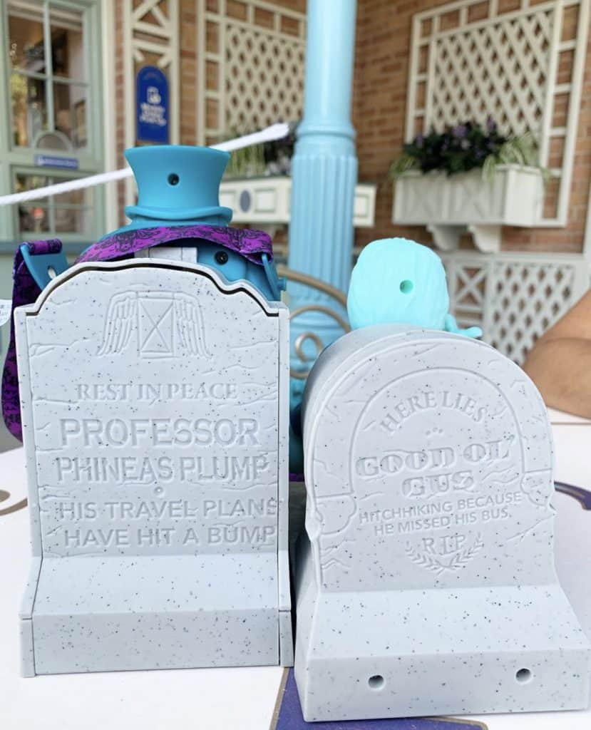 Vegan at Disneyland - Haunted Mansion Hitchhiking Ghost Popcorn Bucket
