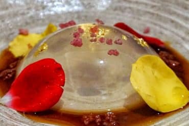 Vegan at Walt Disney World - Japanese Raindrop Cake at Epcot’s Takumi-Te