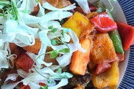 Vegan at Walt Disney World - Caribbean Vegetable Curry at Sebastian’s Bistro