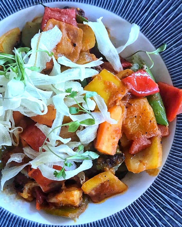 Vegan at Walt Disney World - Caribbean Vegetable Curry at Sebastian’s Bistro