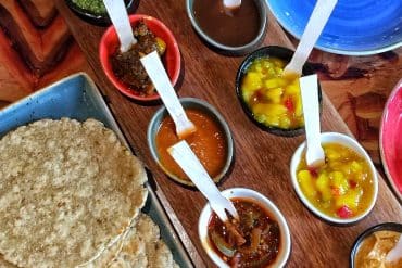 Vegan at Walt Disney World - Indian Style Bread Service at Sanaa in Animal Kingdom Lodge