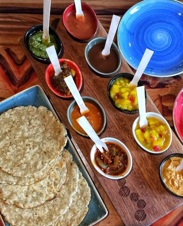 Vegan at Walt Disney World - Indian Style Bread Service at Sanaa in Animal Kingdom Lodge