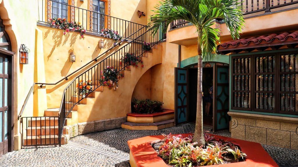 Vegan Plantain Chips with Black Bean Salsa in the Magic Kingdom at Walt Disney World