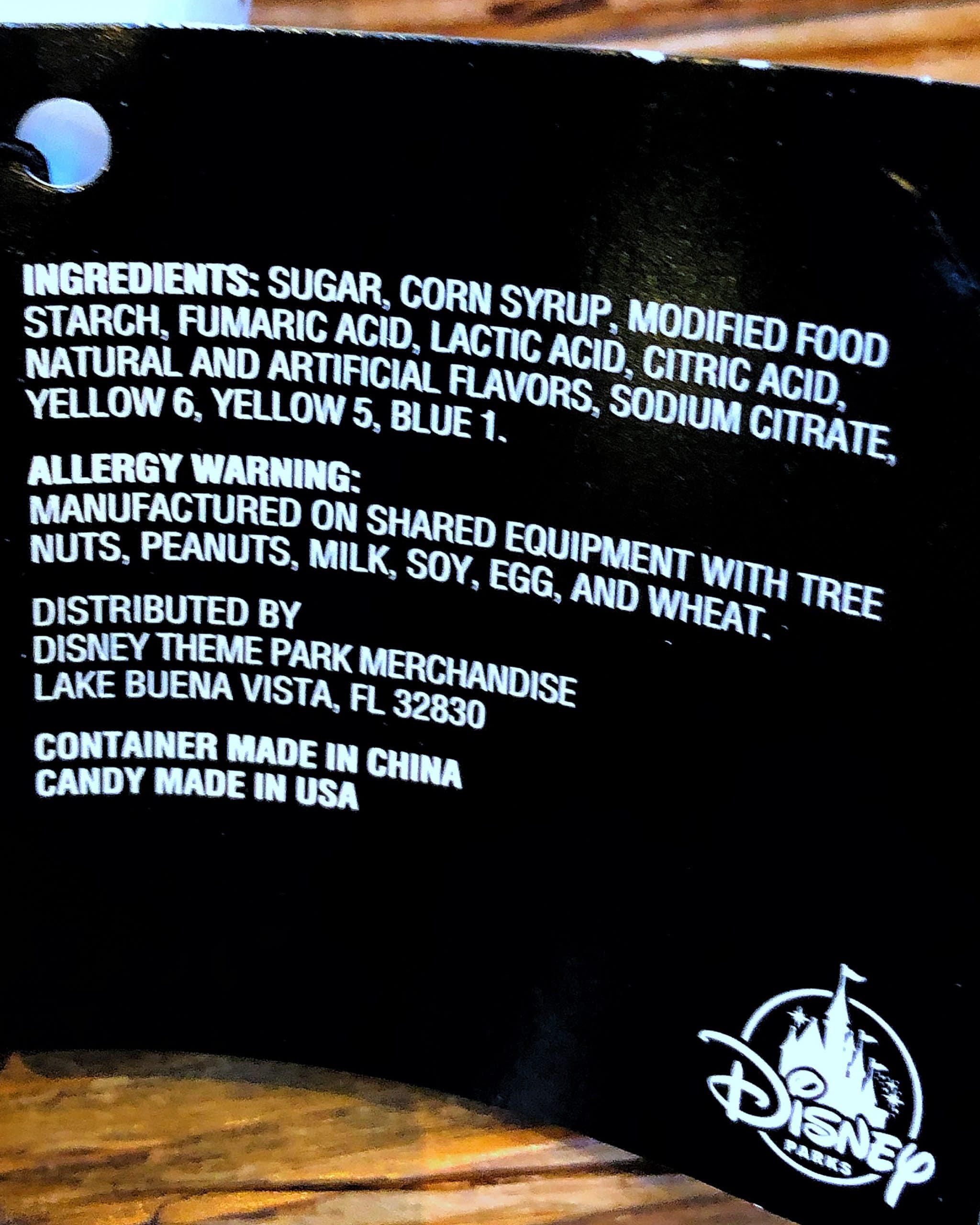 Jack’s Sour Pumpkin Vegan Gummies Halloween Candy at Walt Disney World