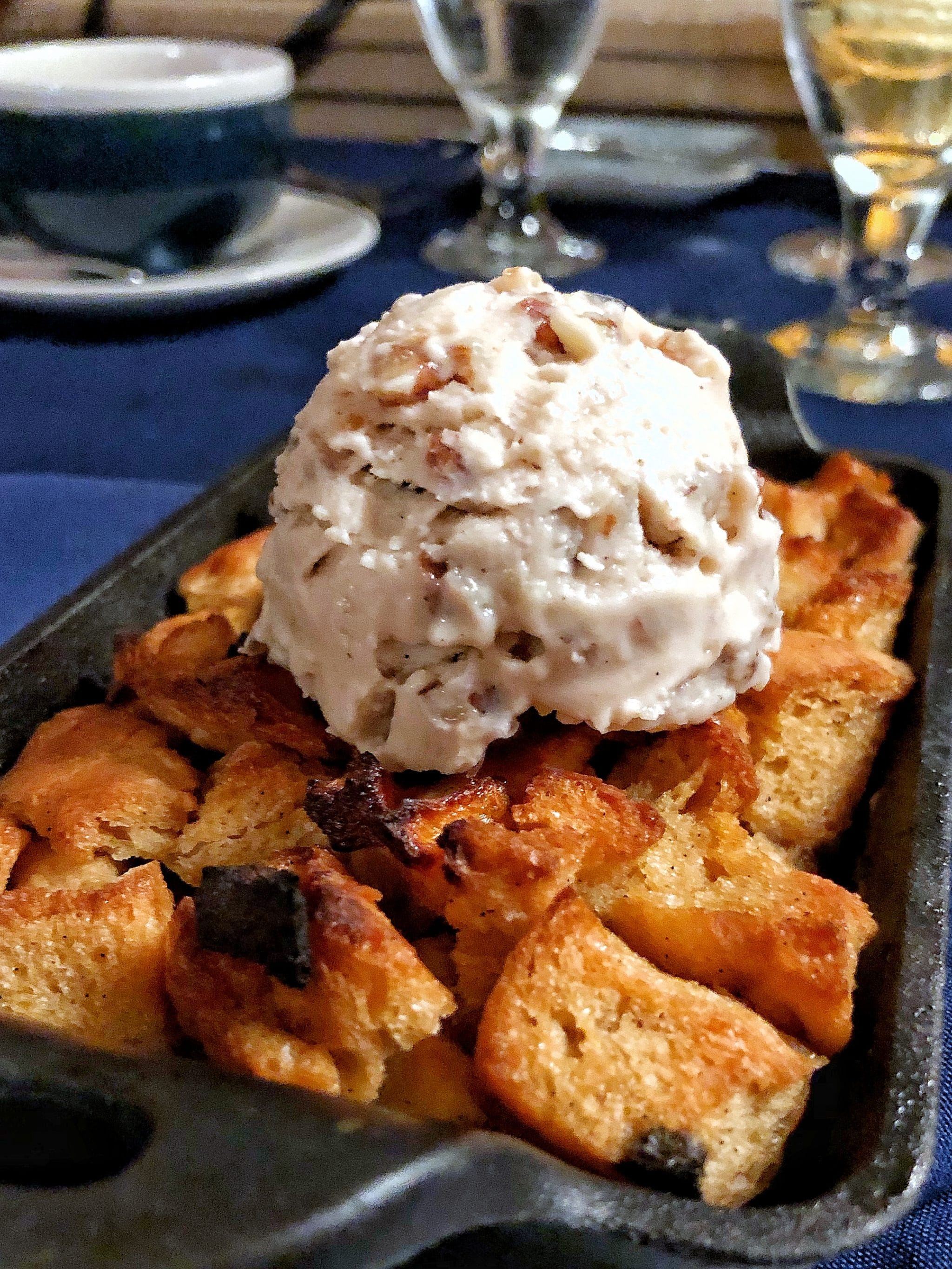 Vegan Southern Comfort Bread Pudding at Narcoossee’s in Disney’s Grand Floridian Resort at Walt Disney World