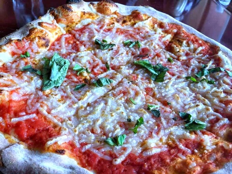 Vegan Margherita Pizza at Via Napoli in the Italy Pavilion at Epcot in Walt Disney World