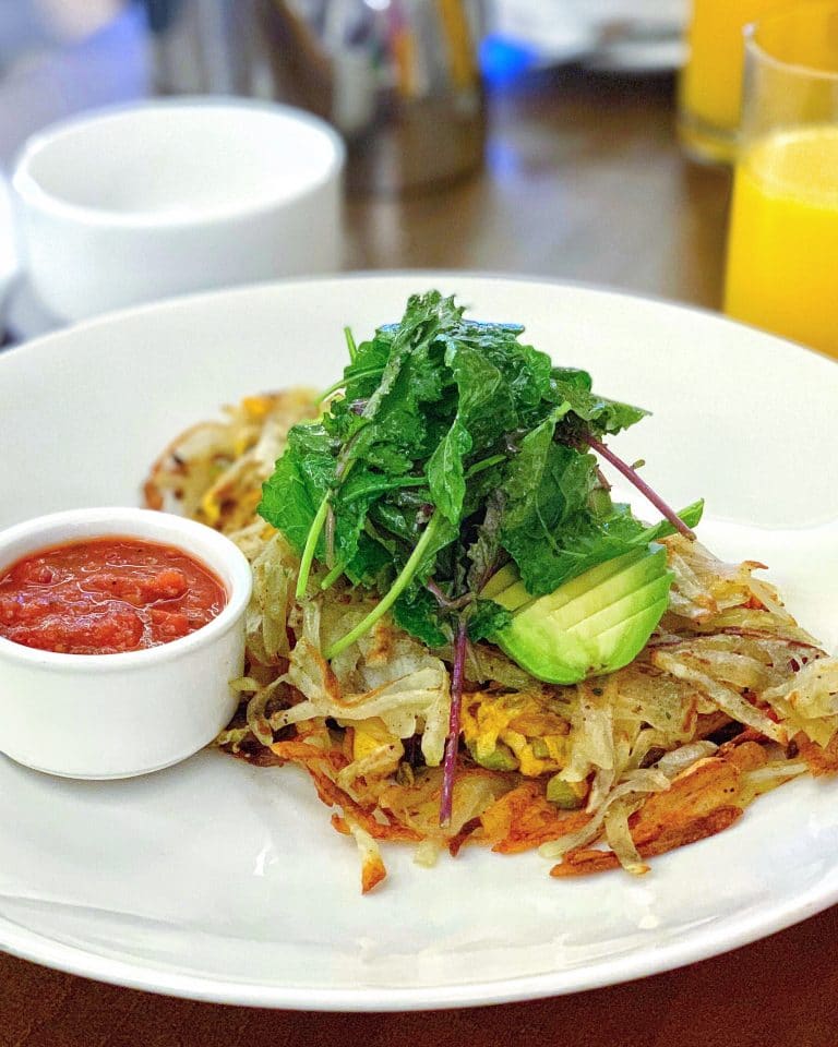 Vegan Southwest Hash Brown Omelette at the Waldorf Astoria Orlando in Walt Disney World