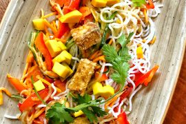 Vegan Tofu Noodle Salad at Kona Cafe in Disney’s Polynesian Village Resort