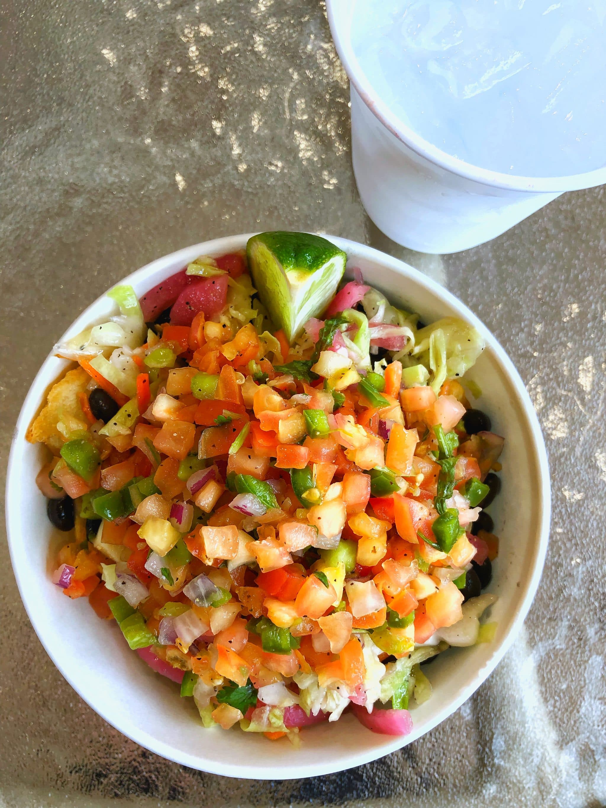 Vegan Crispy Yuca Vegetable Bowl at Disney’s Caribbean Beach Resort at Walt Disney World