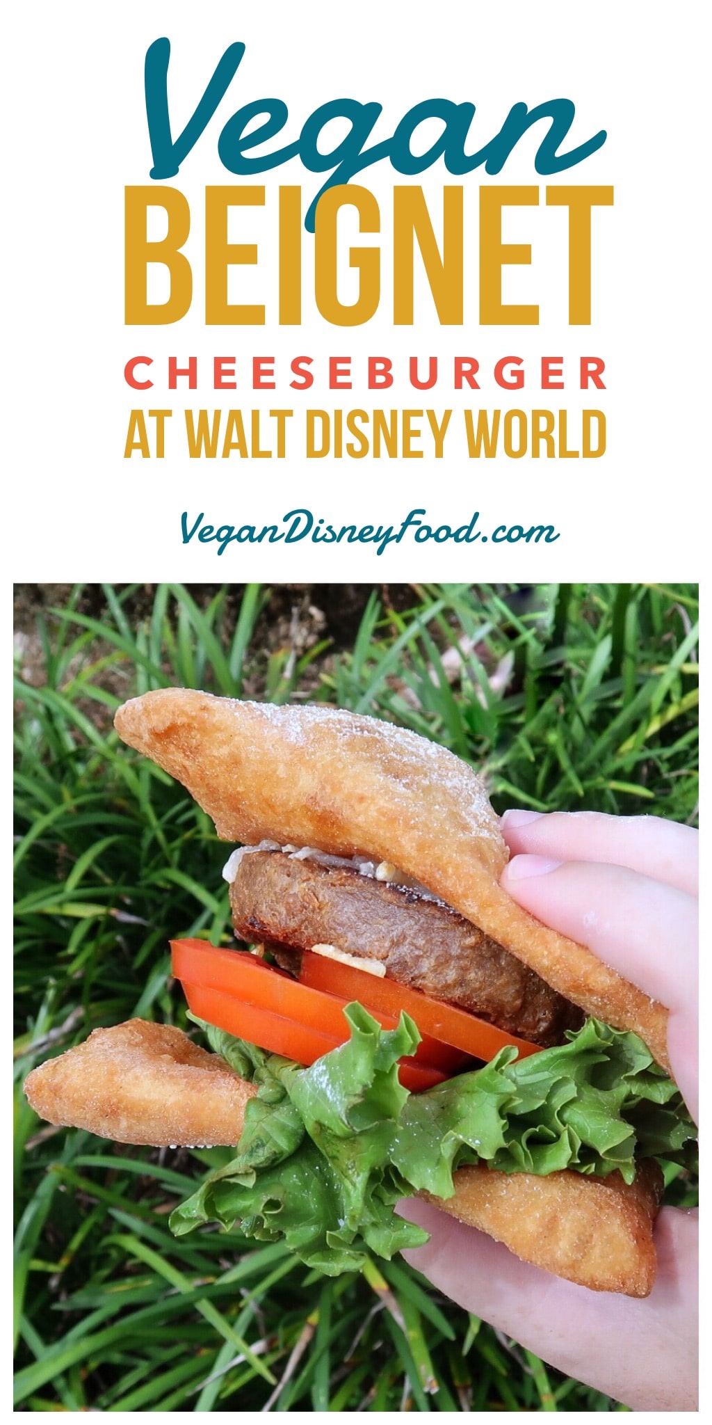 Vegan Beignet Cheeseburger at Port Orleans Resort French Quarter in Walt Disney World