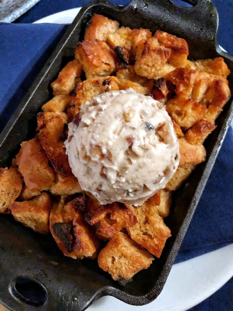 Vegan Southern Comfort Bread Pudding at Narcoossee’s in Disney’s Grand Floridian Resort at Walt Disney World