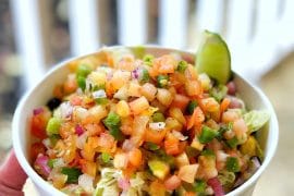 Vegan Crispy Yuca Vegetable Bowl at Disney’s Caribbean Beach Resort at Walt Disney World