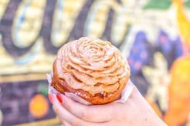 Vegan Caramel Apple Medley Cake for WonderFall Flavors in Disney Springs at Walt Disney World