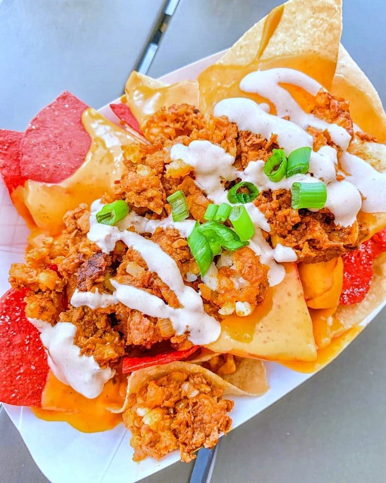 Vegan Backlot Nachos at Studio Catering Co in Disney California Adventure